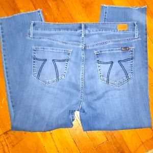 Seven Cropped Jeans.
